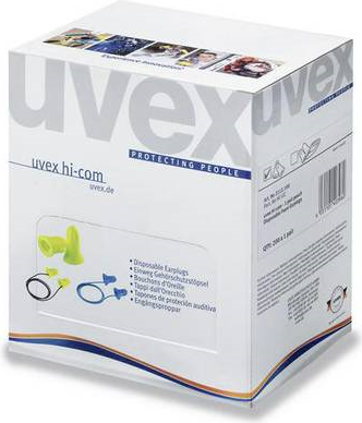 Uvex 2112095 hi-com Mini Gehörschutzstöpsel 24 dB einweg 100 Paar (2112095)