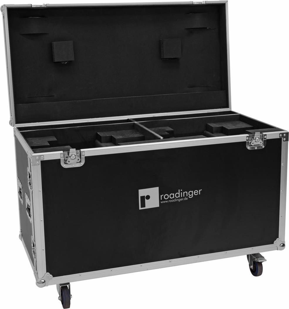 ROADINGER Flightcase 2x DMH-640 mit Rollen (31005244)