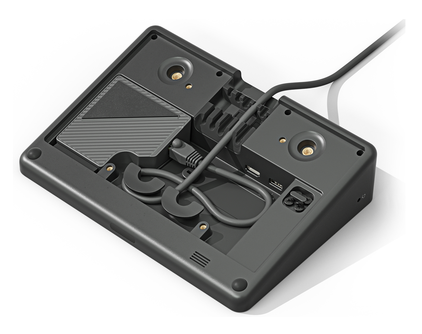 Logitech Rally Bar Mini + Tap Cat5 Videokonferenzsystem 4K 6 Mikrofone Graphit