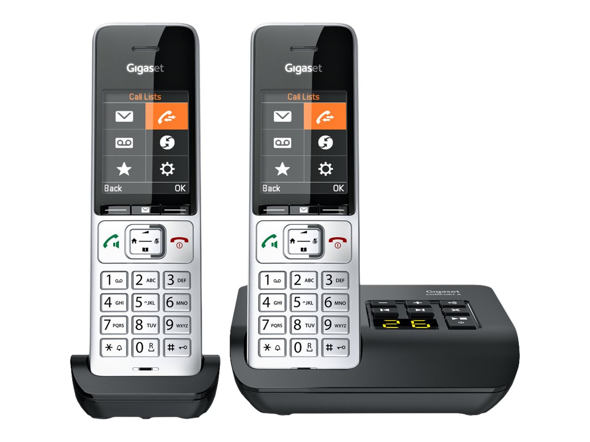 Gigaset COMFORT 500A Comfort Duo Schnurlostelefon 2,2" TFT Silver Black