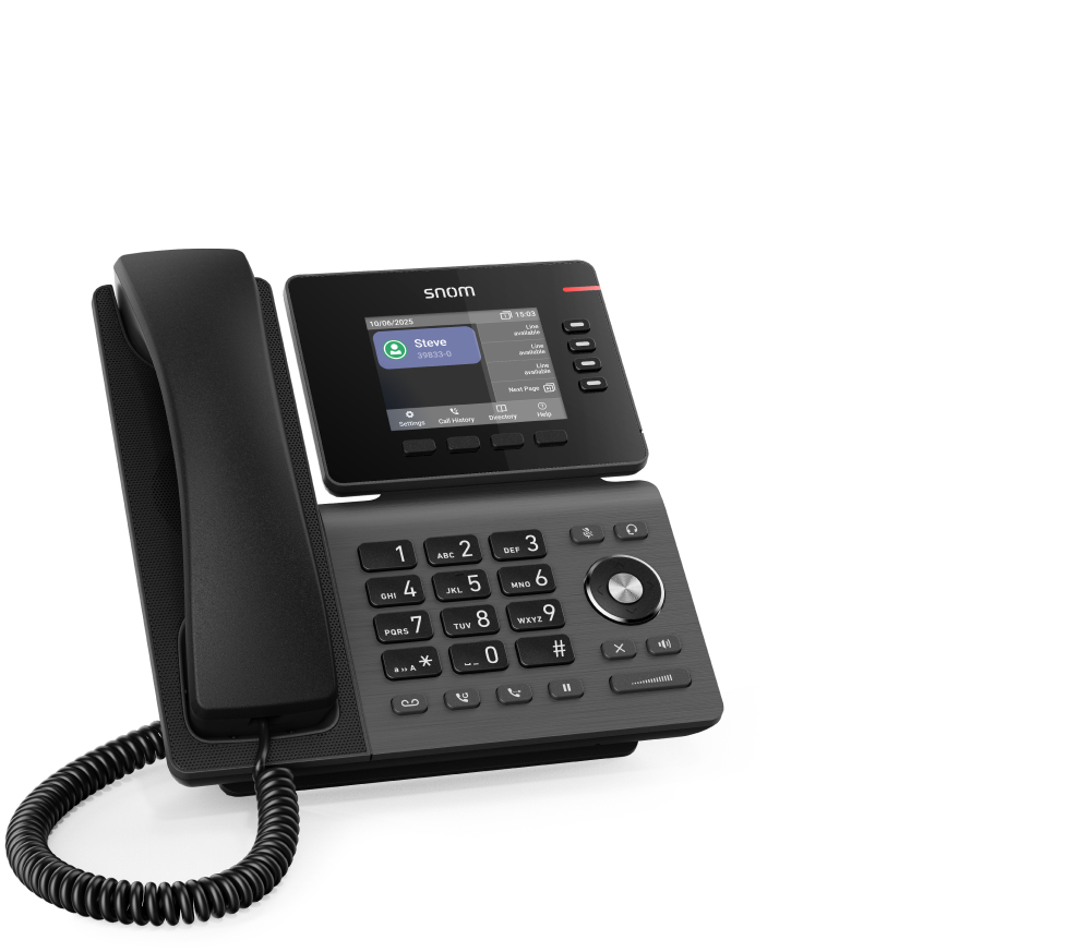 Snom D810W VoIP-Telefon WLAN Gigabit Ethernet PoE Schwarz