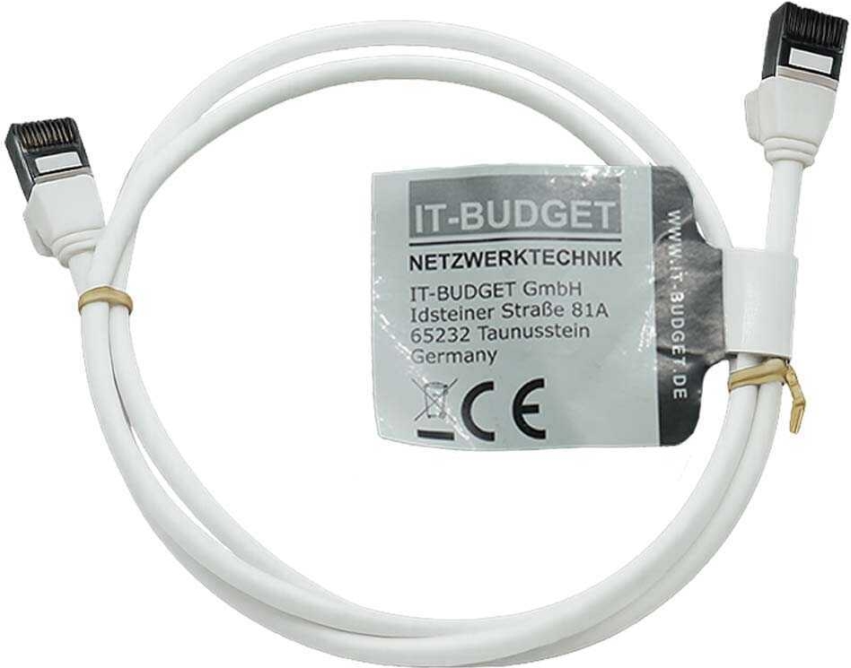 IT-BUDGET Vollkupfer Premium Patchkabel (90ITBSLIM81PK15W)