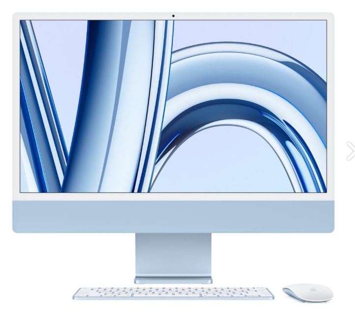 Apple iMac 24" M4 10-Core CPU/GPU 16-Core NE 32GB 1TB SSD Blau DE