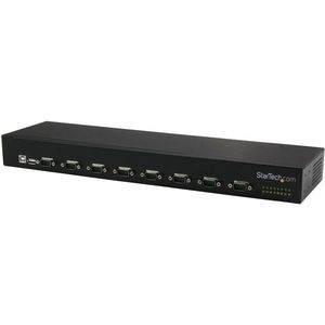 StarTech.com 8 Port USB auf Seriell Adapter Hub - USB auf RS232 Port Adapter ...