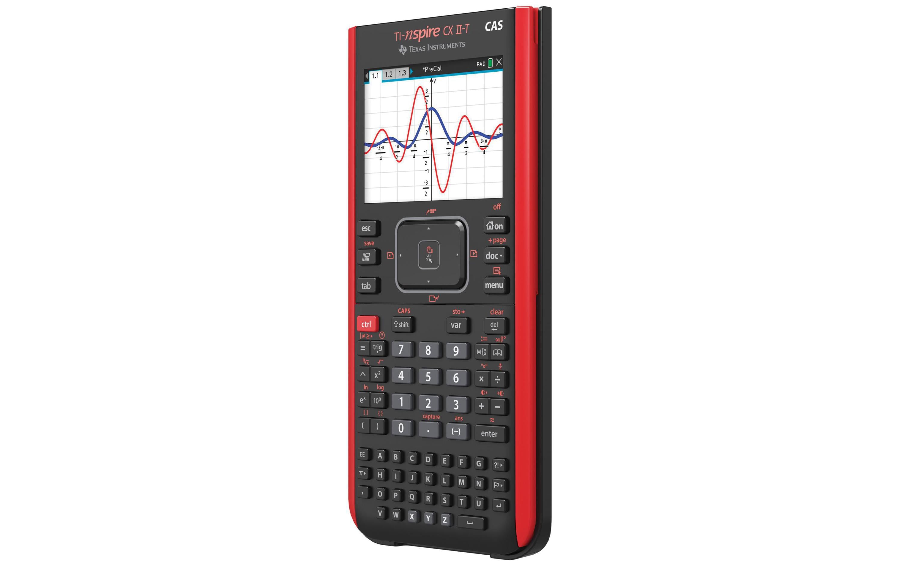 Texas Instruments TI-Nspire CX II-T CAS Grafikrechner Schwarz