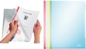 LEITZ Sichthülle Super Premium, A5, PVC, glasklar, 0,15 mm oben und seitlich offen, dokumentenecht, Hartfolie (4155-00-00)