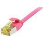 Patchkabel RJ45, CAT6A 500Mhz, 3m, magenta, U/FTP, slimline rund d=3,8mm, TPE/LSZH(Superflex), AWG32, mitCat.7 Rohkabel, Synergy 21 (S217386V3)