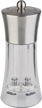APS Mühle 40545 2in1 Salz/Pfeffer 18,5cm Edelstahl Acryl (40545)