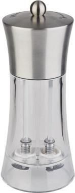 APS Mühle 40545 2in1 Salz/Pfeffer 18,5cm Edelstahl Acryl (40545)