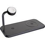 ZENS Dual+Watch Alu Mag Wless Charger BK (ZEDC05BM/00)