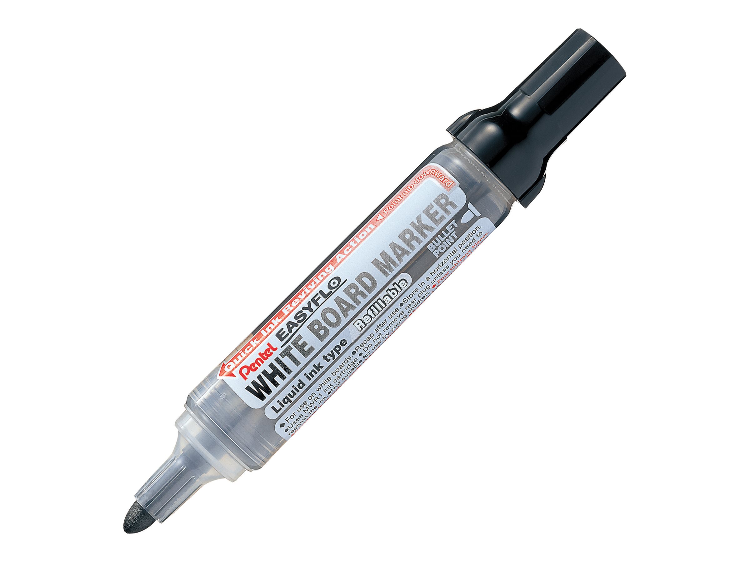 Pentel EASYFLO MW50M Whiteboard-Marker Rundspitze 2,5 mm Schwarz