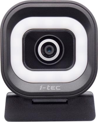 i-tec SOLOMON 700 STREAM 4K Webcam mit Ringlicht, Autofokus und 8 MP Sensor USB 3.0