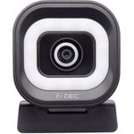 i-tec SOLOMON 700 STREAM 4K Webcam mit Ringlicht, Autofokus und 8 MP Sensor USB 3.0
