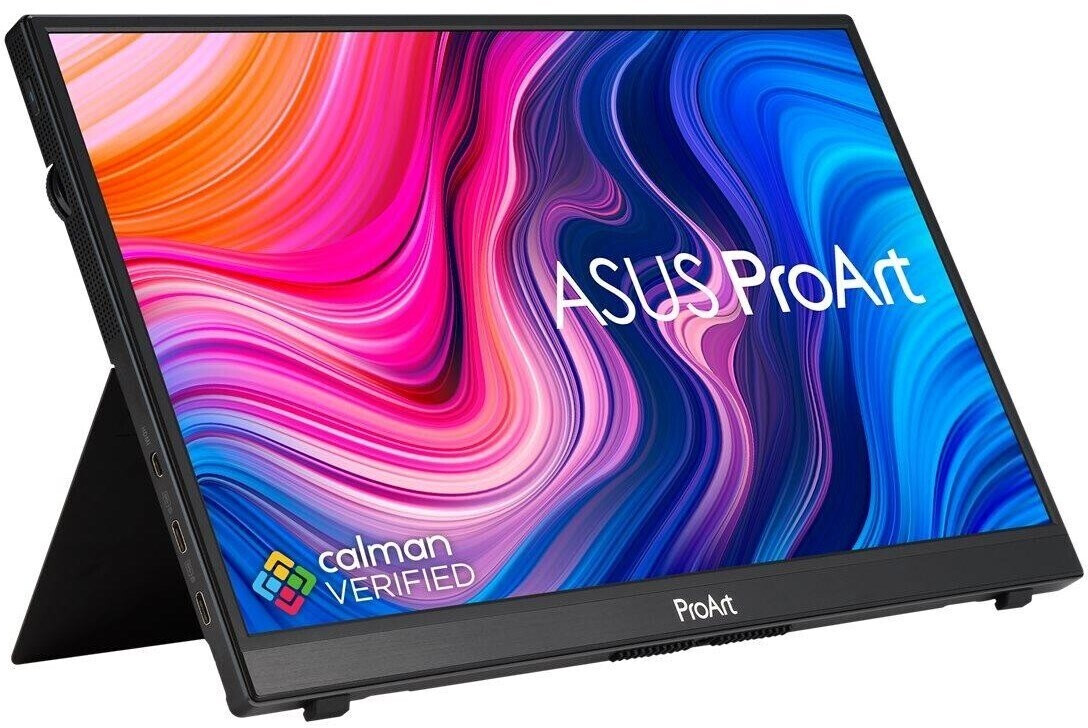 ASUS ProArt PA148CTV - LED-Monitor - 35.6 cm (14) - tragbar - 1920 x 1080 Full HD (1080p) - IPS - 300 cd/m² - 700:1 - 5 ms - Micro HDMI, 2xUSB-C - Lautsprecher
