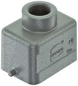 HART Tüllengeh.-Obert.M20 19300061440 gerader Kabelausgang niedr.Bauform 1 (19300061440)