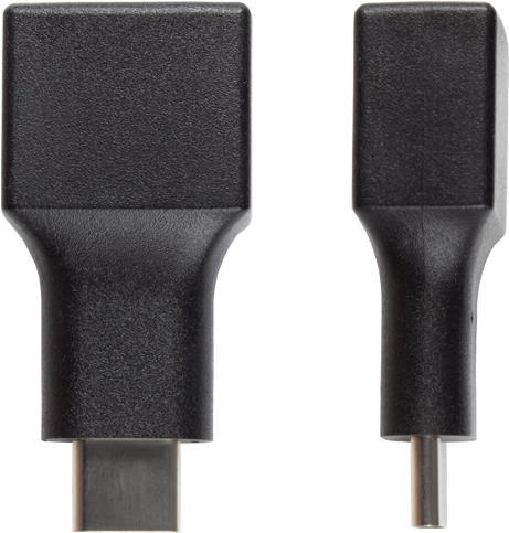 ALCASA Adapter USB 3.0 / USB 3.1 (Gen. 1) USB-C? Stecker an Buchse A, schwarz, Good Connections® (US