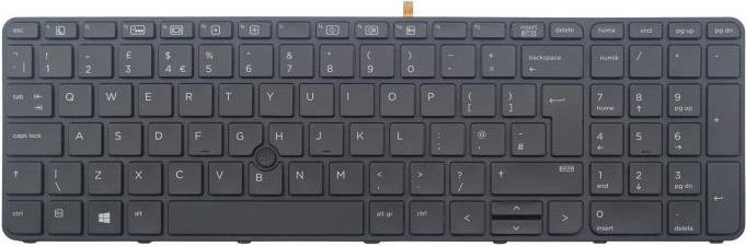 HP DualPoint Ersatztastatur Notebook (841145-031)