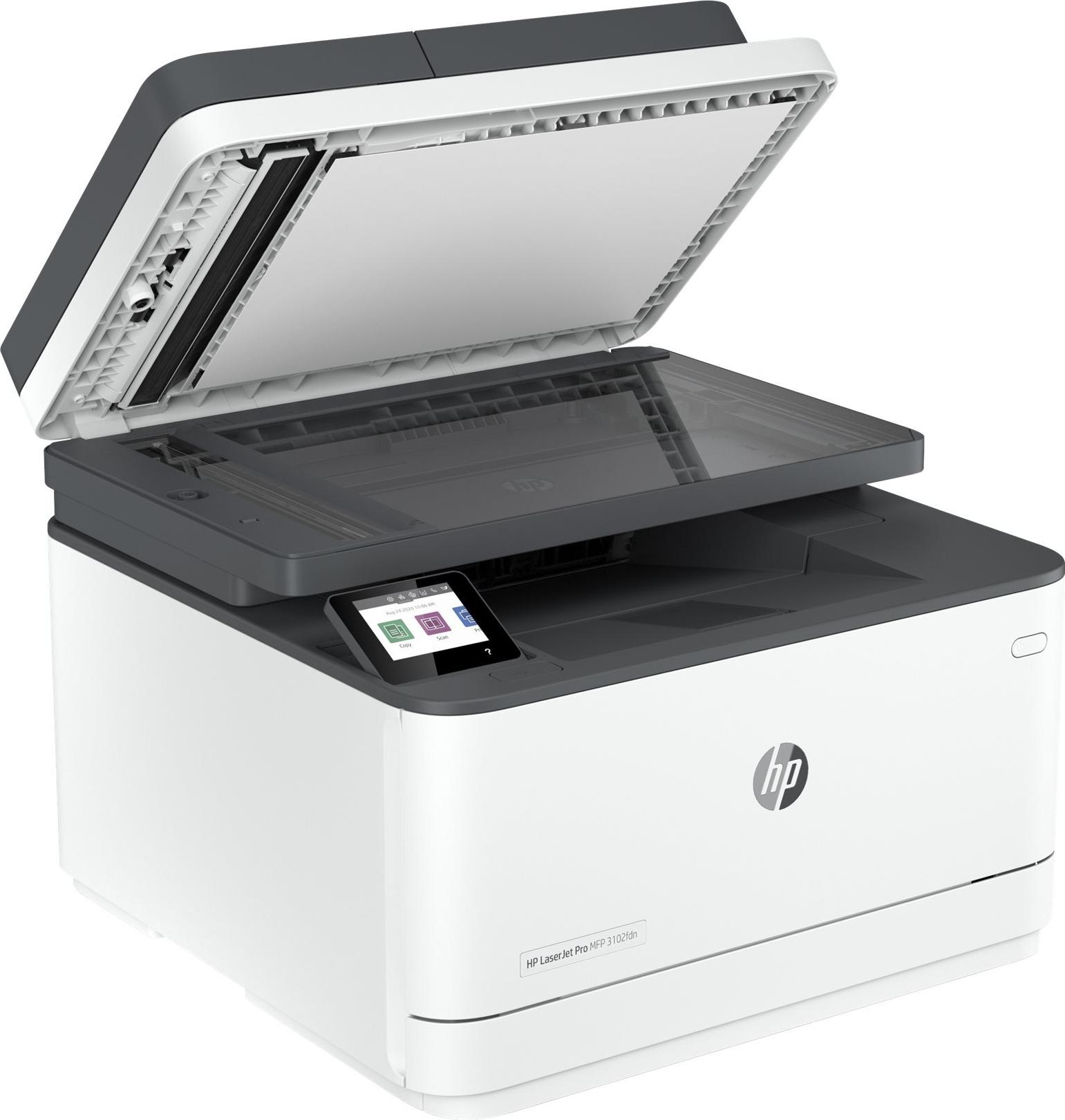 HP LaserJet Pro MFP 3102fdn Multifunktionsdrucker 2,7" Touchscreen 33 Seiten/Min. Duplex Weiß