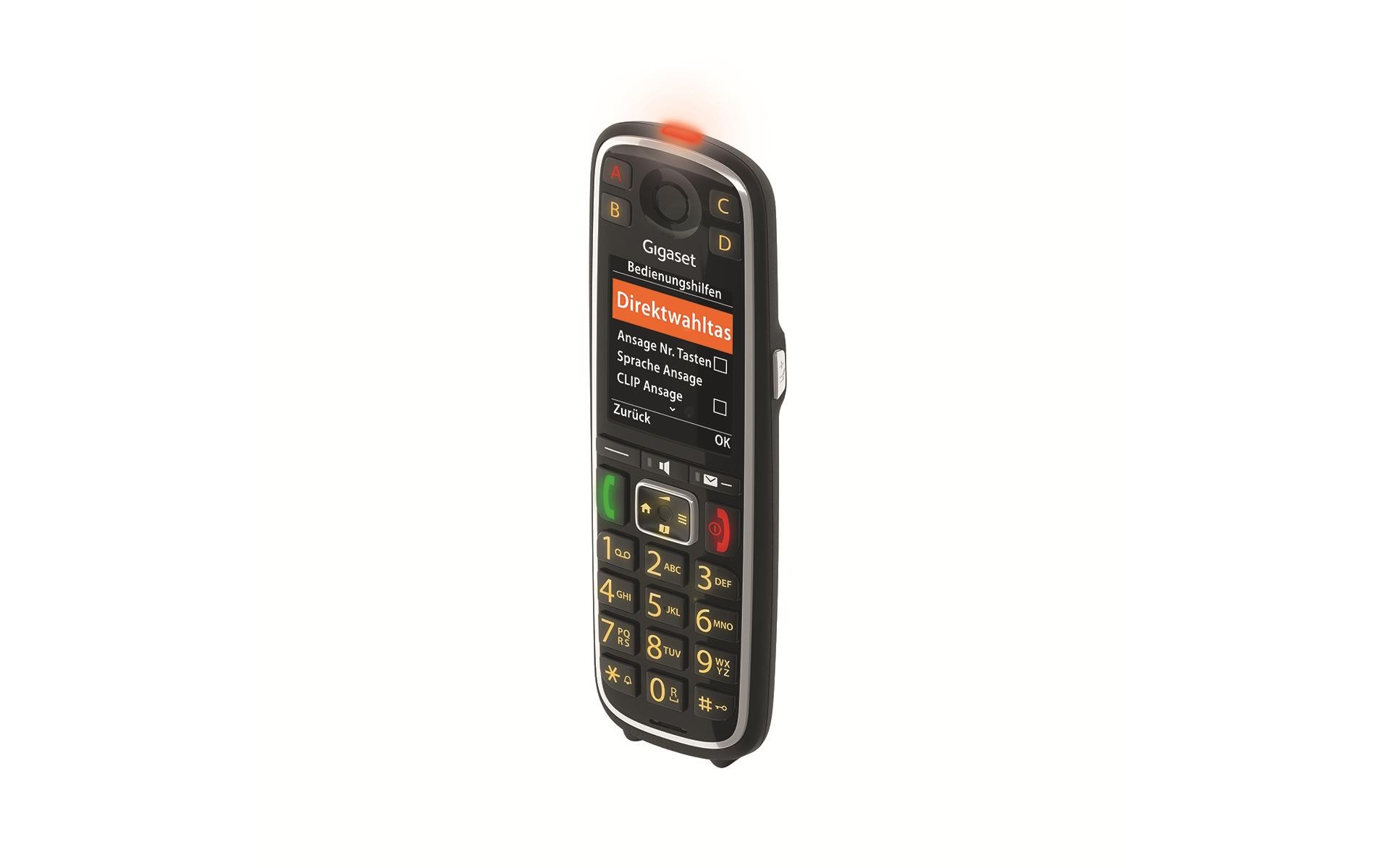 Gigaset E720HX Schnurloses Erweiterungshandgerät SIP DECT Schwarz