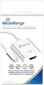 MediaRange MRCS194 USB-Grafikadapter 4096 x 3112 Pixel Silber (MRCS194)