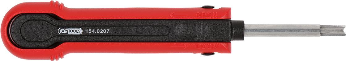 KS TOOLS Kabel-Entriegelungswerkzeug für Rundsteckhülsen 1,5mm (154.0207)