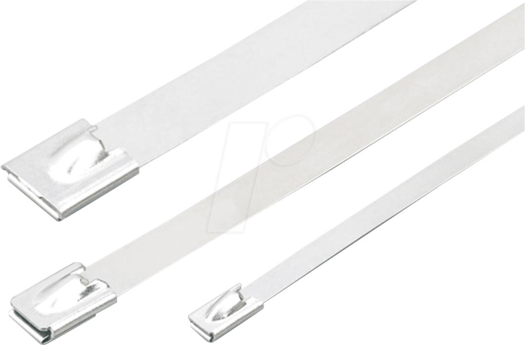 RND CABLE RND 475-00730 - Edelstahlkabelbinder, 360 x 4,6 mm, silber, 50er-Pack (RND 475-00730)