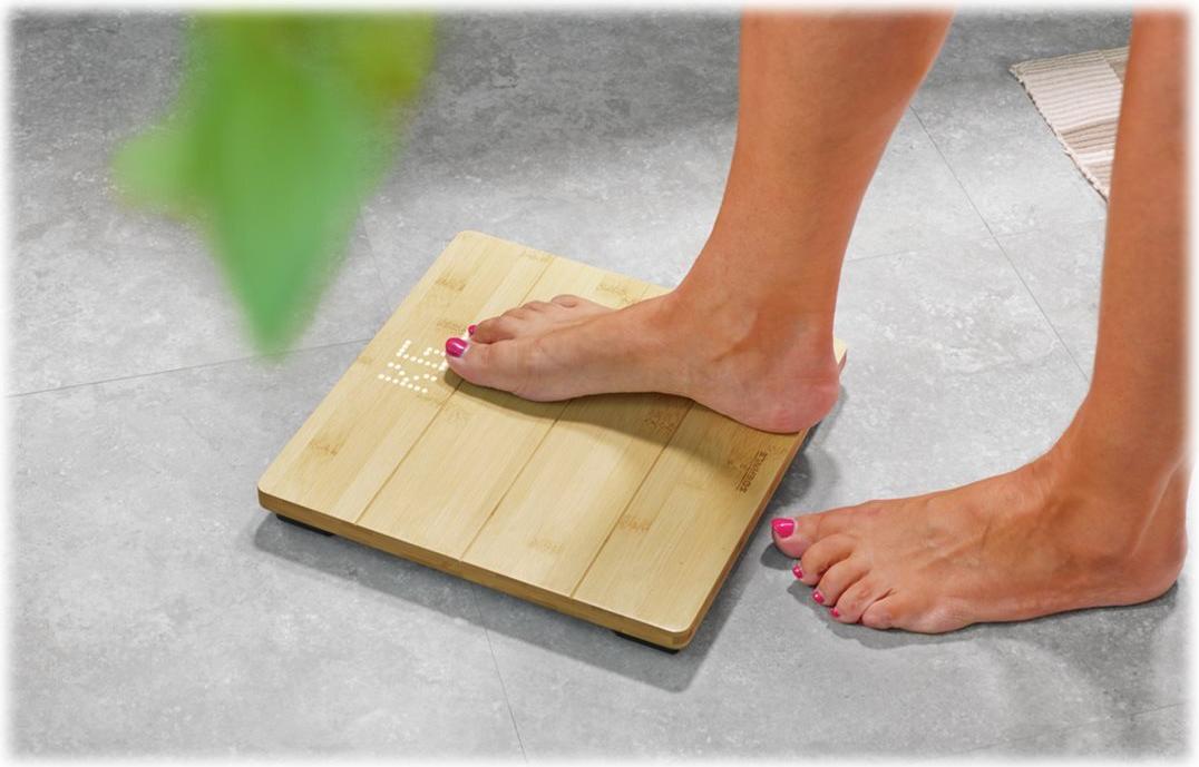 Soehnle Style Sense Bamboo Magic Personenwaage Braun