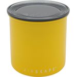 Airscape® Edelstahl-Aromabehälter klein, gelb matt (AS2504)