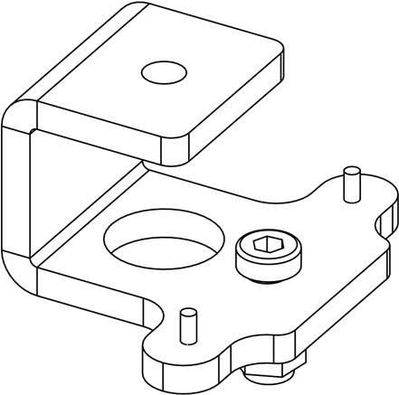 NEXO VNI-CLADAPT - Deckenhalterung für Lautsprecher (VNI-CLADAPT)