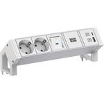 Bachmann Steckdosenleiste DESK2 ALU WHITE 937.404 (937.404)