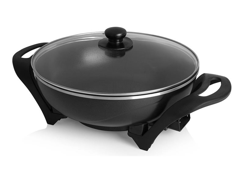 Tristar PZ-9130 Elektrischer Wok 4,5 l 240 °C Edelstahl Schwarz