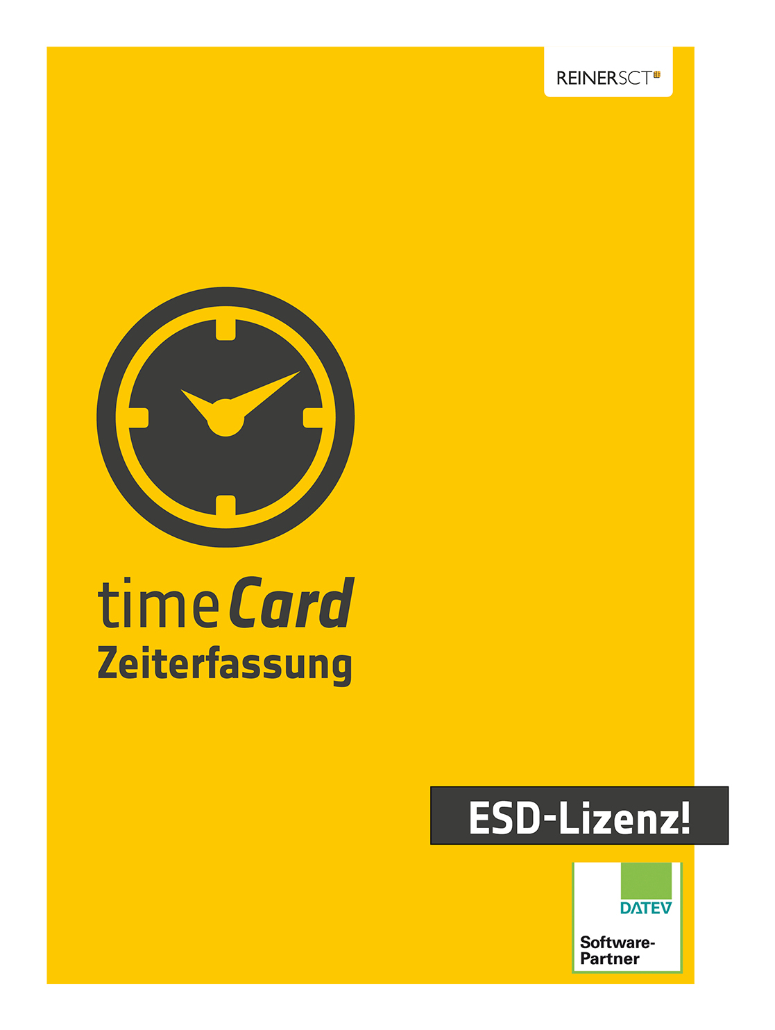 Reiner SCT timeCard 10 Zeiterfassung Erweiterung 50 Mitarbeiter 1 Jahr Lizenz