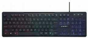 Tastatur MULTIMEDIA USB ENG/Schwarz KB-UML3-02 GEMBIRD (KB-UML3-02)