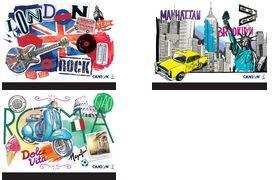 CANSON Zeichnungsmappe STUDIO CREATIV, 260 x 330 mm aus stabilem Karton, weißes, säurefreies Innenpapier, - 10 Stück (C40006545600)