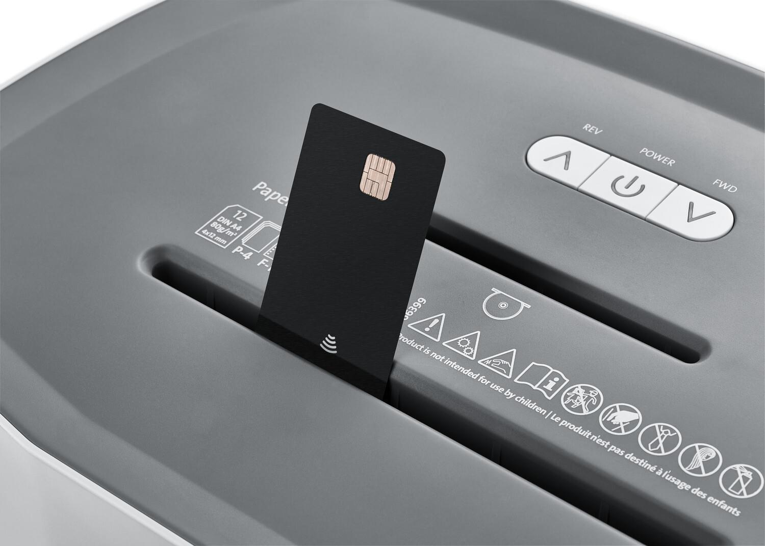 Dahle PaperSAFE 260 Aktenvernichter Kreuzschnitt 4x12 mm P-4 Grau, Weiß
