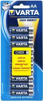 VARTA High Energy - Batterie 20 Stück AA Typ Mignon Alkalisch 1.5V