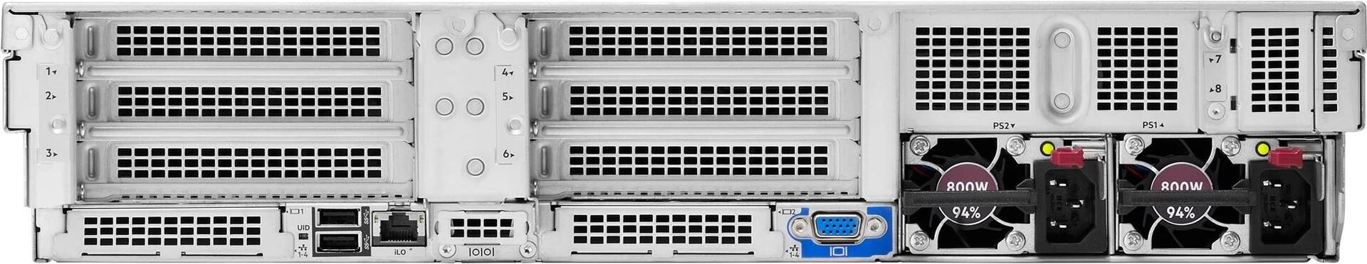 HPE ProLiant DL380 Gen11 Network Choice Server - 2U Rack - Intel Xeon Silver 4509Y 2.6 GHz - 32 GB RAM - 8x 2.5" Hot-Swap - Schwarz, Silber