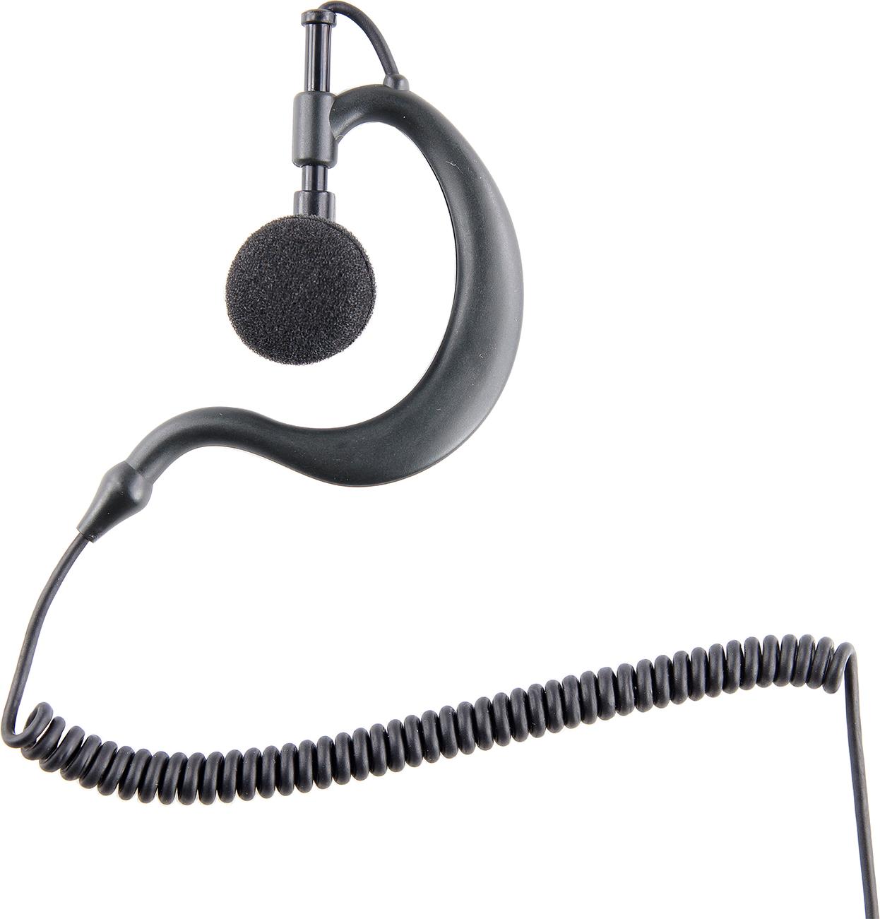 Sepura EM2 Ohrhörer mit verstellbarem Halter, 3,5 mm, Einschraub-Klinkenstecker, zum Direktanschluss an STP 8/9000, SC21 mit Wendelkabel,zum Anschluss an ein Lautsprechermikrofon mit 3,5 mm Buchse (300-00581)