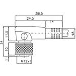 DataLogic Anschlusskabel CS-A2-02-G-05 Ausführung (allgemein) Anschlusskabel (95A251240)
