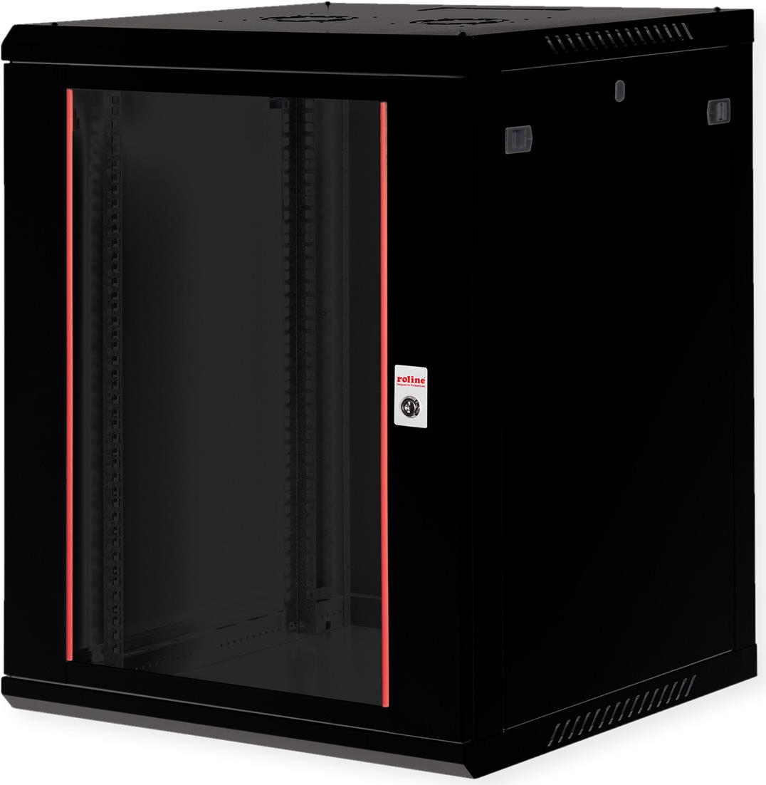 ROLINE 19 Zoll Wandgehäuse Basic Plus 600x600 BxT schwarz - Wandgehäuse (26.21.0292)