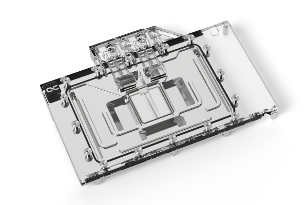 Alphacool Eisblock Aurora Geforce RTX 4090 GameRock + Phantom Backplate Schwarz, Edelstahl