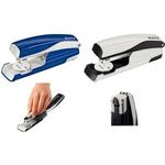 LEITZ Heftgerät Nexxt 5502, Heftleistung: 30 Blatt, grau Einlegetiefe: 65 mm, für Heftklammern 24-6 oder 26-6 (5502-00-85)