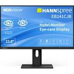Hannspree EB241CJB 23.8" Full HD Hybrid Monitor, USB-C (65W PD), HDMI, DP, Pivot, Lautsprecher (EB241CJB)