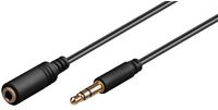 Microconnect AUDLG05G 0.5m 3.5mm 3.5mm Schwarz Audio-Kabel (AUDLG05G)