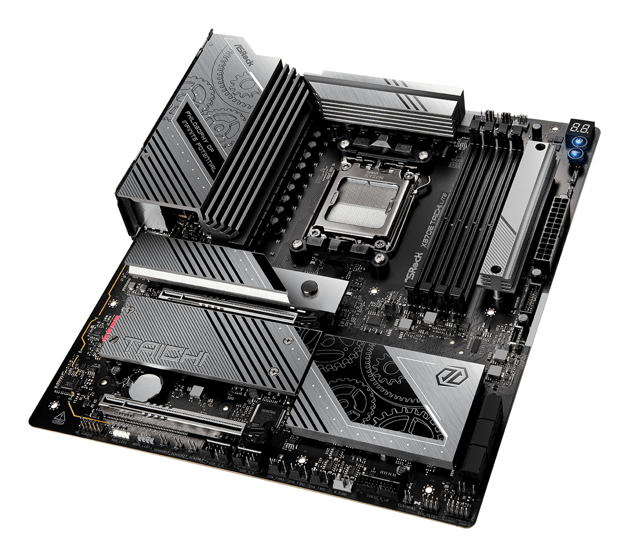 ASRock Taichi X870E Taichi Lite Mainboard E-ATX Sockel AM5 DDR5 Schwarz