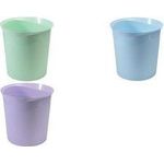 HAN Papierkorb Re-LOOP, Öko-Kunststoff, 13 Liter,pastellgrün 100% PIR Kunststoff Rezyklat, rund, strukturierte Außen - 1 Stück (18148-805)