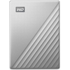 WD My Passport Ultra WDBC3C0010BSL - Festplatte - verschlüsselt - 1 TB - extern (tragbar) - USB 3.0 (USB-C Steckverbinder) - 256-Bit-AES - Silber