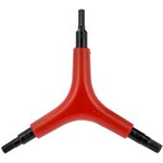 FISCHER Dreiarm-Innen-Sechskant 4/5/6 aus gehärtetem Stahl, sortiert in 3 Größen - 1 Stück (85513)