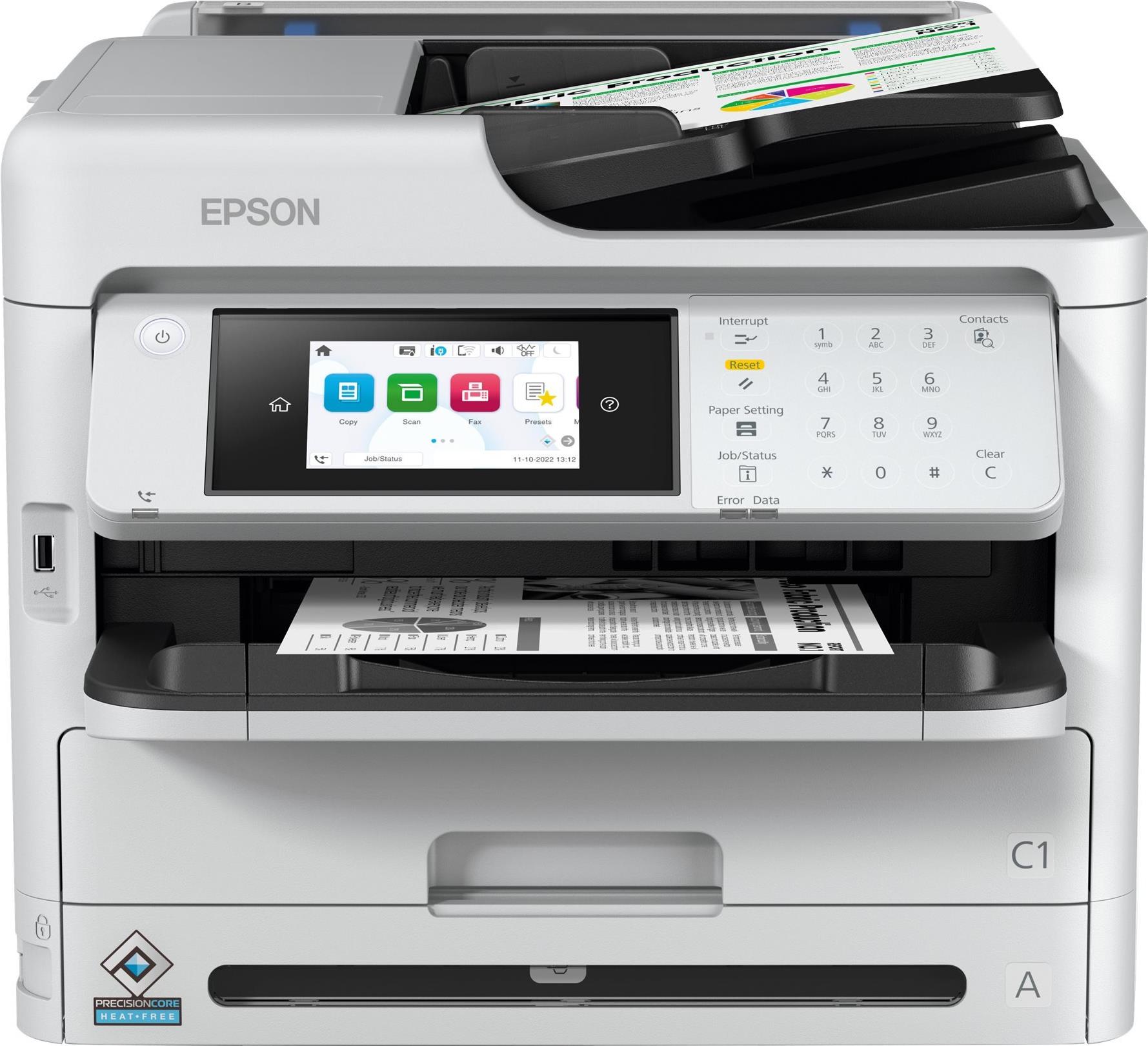 Epson WorkForce Pro WF-M5899DWF 10.9 cm Touchscreen 25 Seiten/Min. Schwarz, Weiß