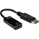 Value 12.99.3139 Videokabel-Adapter 0,15 m DisplayPort HDMI Typ A (Standard) Schwarz (12.99.3139)